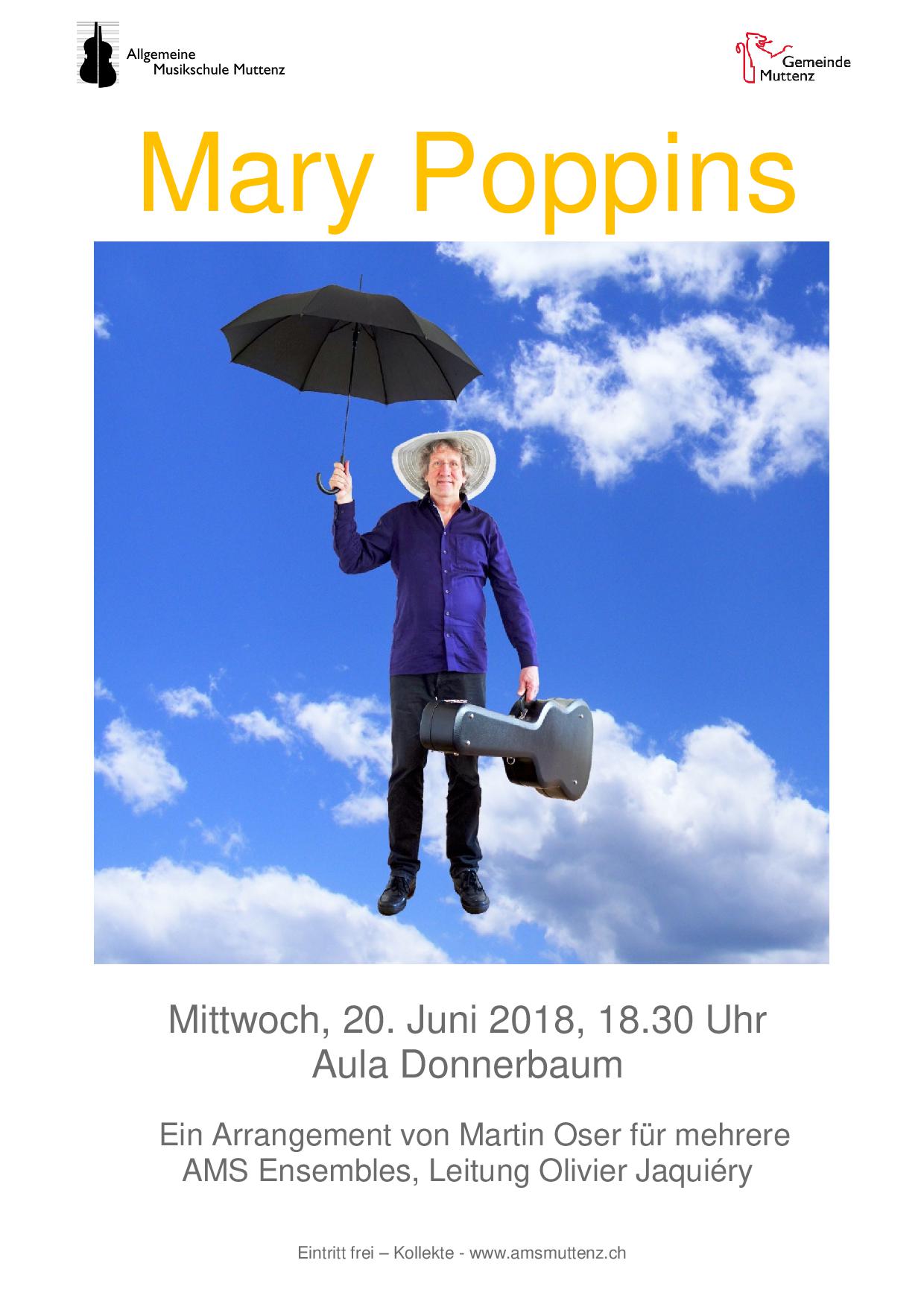 2018 Flyer Mary Poppins