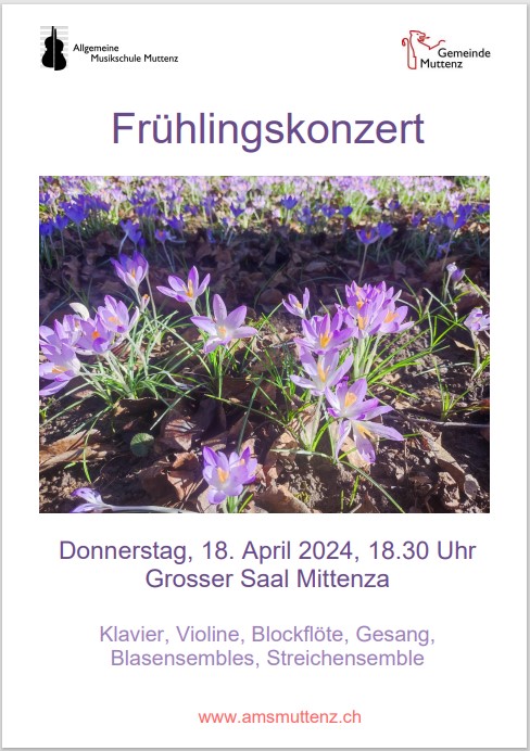 Flyer Fruehling